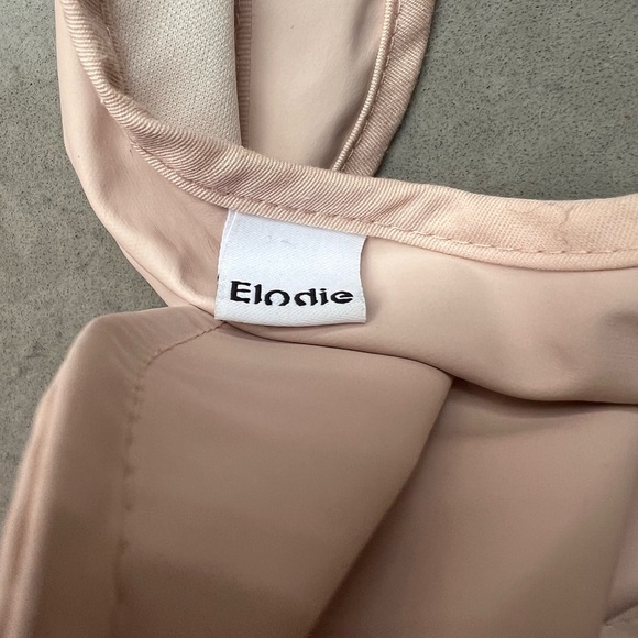 Elodie Pink Ruffled Baby Bib - Picture 2 of 5